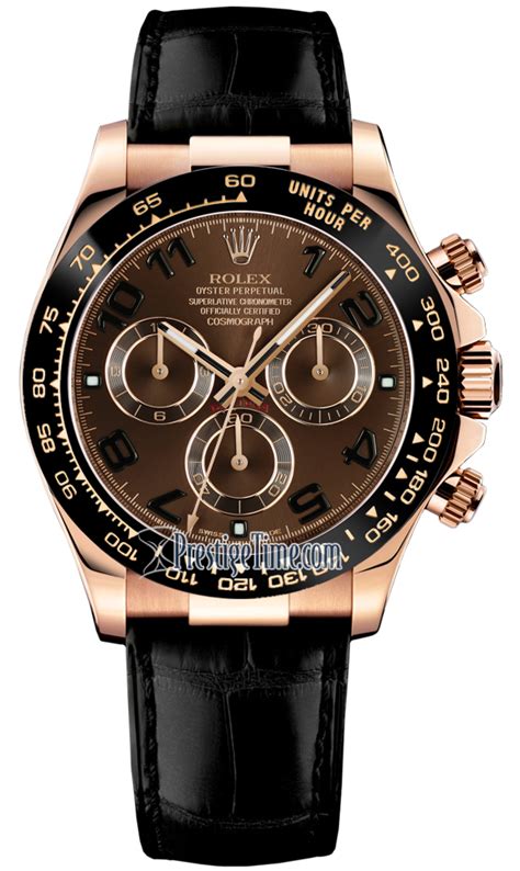 daytona rose gold chocolate|Rolex Cosmograph Daytona watch: 18 ct Everose gold.